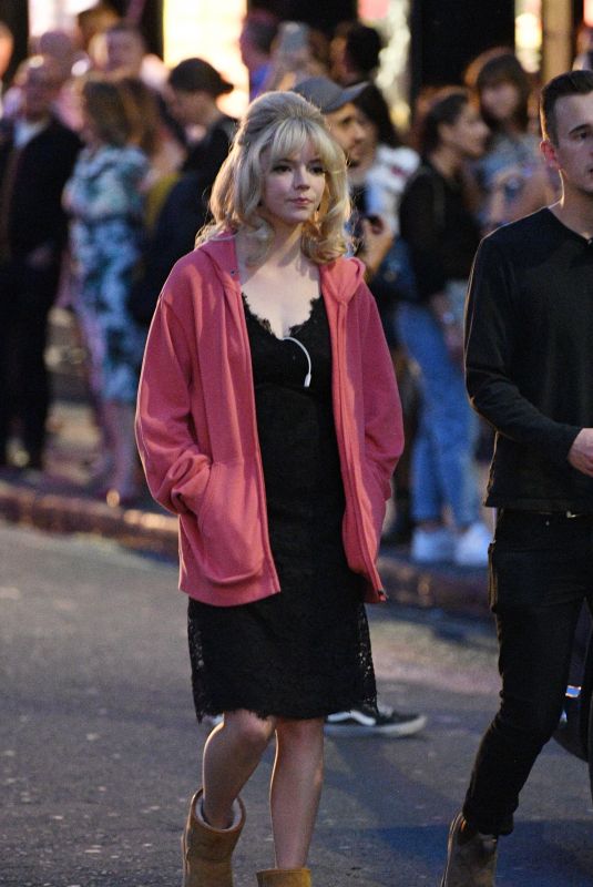 ANYA TAYLOR-JOY on the Set of Last Night in Soho in London 08/01/2019