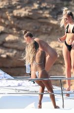 ARABELLA CHI in Bikini at a Boat in Ibiza 08/26/2019