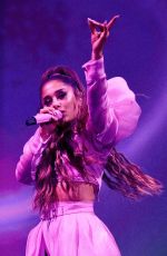 ARIANA GRANDE Performs at Final Night of Lollapalooza in Chicago 08/04/2019