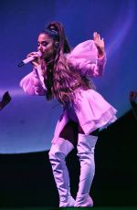 ARIANA GRANDE Performs at Final Night of Lollapalooza in Chicago 08/04/2019
