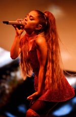 ARIANA GRANDE Performs at Final Night of Lollapalooza in Chicago 08/04/2019