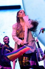 ARIANA GRANDE Performs at Final Night of Lollapalooza in Chicago 08/04/2019