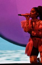 ARIANA GRANDE Performs at Final Night of Lollapalooza in Chicago 08/04/2019