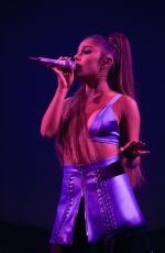 ARIANA GRANDE Performs at Her Sweetener World Tour at O2 Arena in London 08/17/2019
