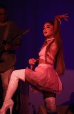ARIANA GRANDE Performs at Her Sweetener World Tour at O2 Arena in London 08/17/2019