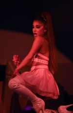 ARIANA GRANDE Performs at Her Sweetener World Tour at O2 Arena in London 08/17/2019