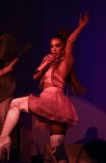ARIANA GRANDE Performs at Her Sweetener World Tour at O2 Arena in London 08/17/2019
