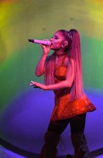 ARIANA GRANDE Performs at Her Sweetener World Tour at O2 Arena in London 08/17/2019