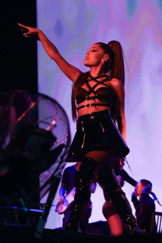 ARIANA GRANDE Performs at Manchester Pride Festival 08/25/2019