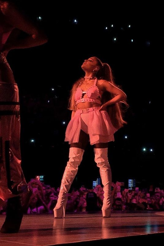 ARIANA GRANDE Performs at Sweetener World Tour in Amsterdam 08/23/2019