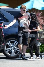 ARIEL WINTER and Levi Meaden Shopping at Vons in Studio City 08/06/2019