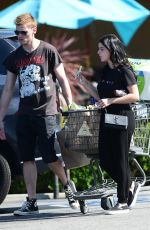 ARIEL WINTER and Levi Meaden Shopping at Vons in Studio City 08/06/2019