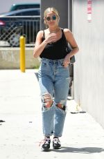 ASHLEE SIMPSON in Ripped Jeans Out Shopping in Studio City 08/08/2019