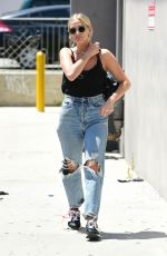 ASHLEE SIMPSON in Ripped Jeans Out Shopping in Studio City 08/08/2019