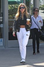 ASHLEY BENSON Leaves Starbucks in West Hollywood 08/08/2019