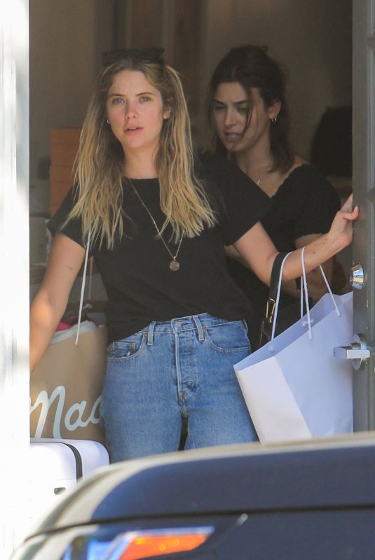 ASHLEY BENSON Out and About in Beverly Hills 08/05/2019