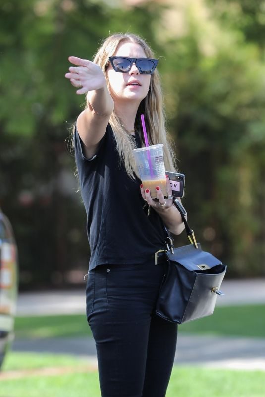 ASHLEY BENSON Out in Los Angeles 08/28/2019