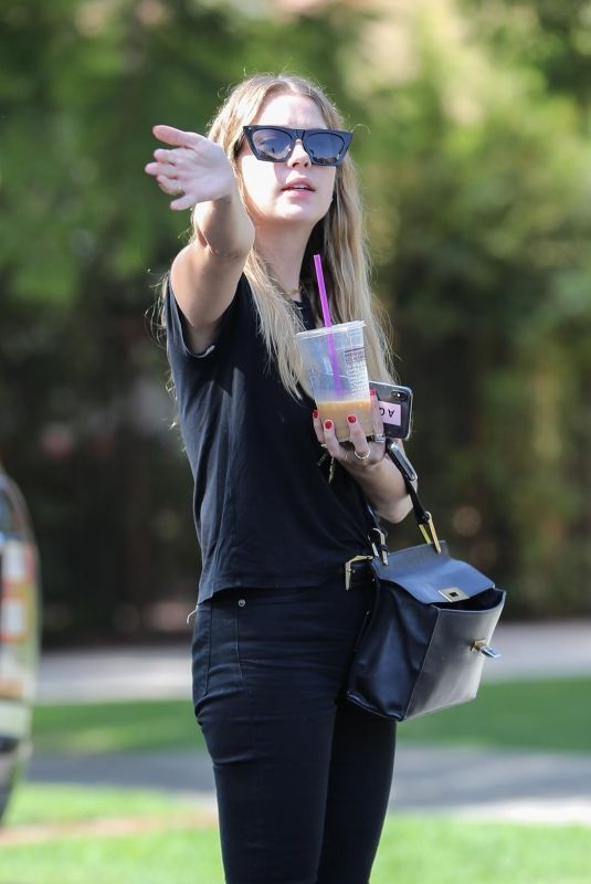 ASHLEY BENSON Out in Los Angeles 08/28/2019