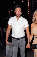 ASHLEY ROBERTS and Giovanni Pernice Night Out in London 08/24/2019