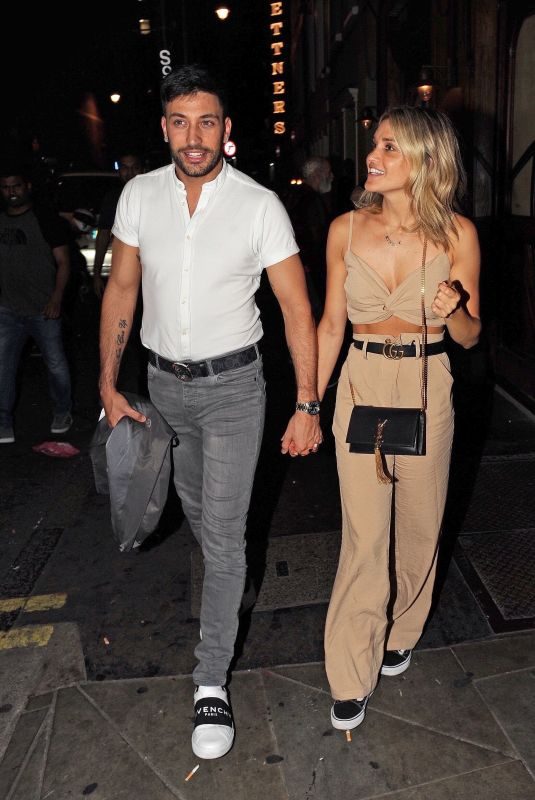 ASHLEY ROBERTS and Giovanni Pernice Night Out in London 08/24/2019