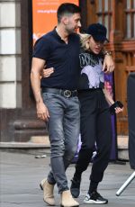 ASHLEY ROBERTS and Giovanni Pernice Out for Lunch in London 08/10/2019