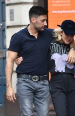 ASHLEY ROBERTS and Giovanni Pernice Out for Lunch in London 08/10/2019