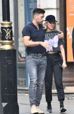 ASHLEY ROBERTS and Giovanni Pernice Out for Lunch in London 08/10/2019