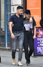 ASHLEY ROBERTS and Giovanni Pernice Out for Lunch in London 08/10/2019