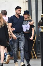 ASHLEY ROBERTS and Giovanni Pernice Out for Lunch in London 08/10/2019