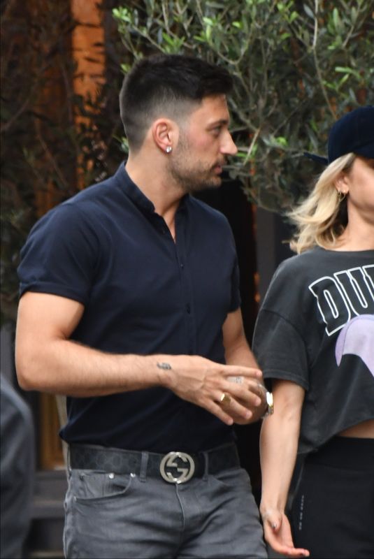 ASHLEY ROBERTS and Giovanni Pernice Out for Lunch in London 08/10/2019