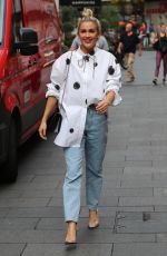 ASHLEY ROBERTS Leaves Heart Radio in London 08/28/2019