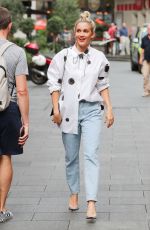 ASHLEY ROBERTS Leaves Heart Radio in London 08/28/2019