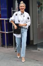 ASHLEY ROBERTS Leaves Heart Radio in London 08/28/2019