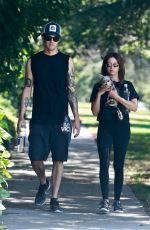 ASHLEY TISDALE and Christopher French Out Hiking in Los Feliz 08/11/2019