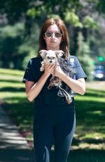 ASHLEY TISDALE and Christopher French Out Hiking in Los Feliz 08/11/2019