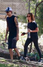 ASHLEY TISDALE and Christopher French Out Hiking in Los Feliz 08/11/2019