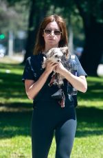 ASHLEY TISDALE and Christopher French Out Hiking in Los Feliz 08/11/2019