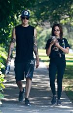 ASHLEY TISDALE and Christopher French Out Hiking in Los Feliz 08/11/2019