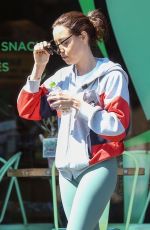 AUBREY PLAZA Out with Her Dogs in Los Angeles 08/22/2019
