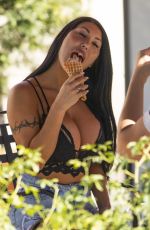 AUGUST TAYLOR Out for Ice Cream in Calabasas 07/31/2019