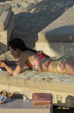 AURORA RAMAZZOTTI in Bikini on the Beach in Mykonos 08/02/2019