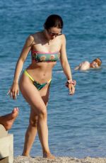 AURORA RAMAZZOTTI in Bikini on the Beach in Mykonos 08/02/2019