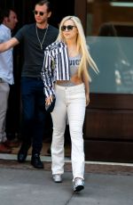 AVA MAX Leaves Her Hotel in New York 08/25/2019
