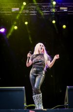AVA MAX Performs at Grona Lund Festival in Stockholm 08/14/2019