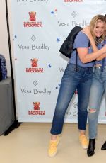 BAILEE MADISON and LAUREN ALAINA at Vera Bradley x Blessings in a Backpack Event with Lauren Alaina & Bailee Madison in Nashville 08/28/2019