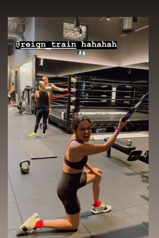 BAILEE MADISON Working Out at a Gym – Instagram Photo and Video 08/16/2019
