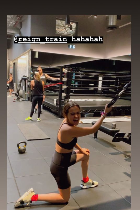 BAILEE MADISON Working Out at a Gym - Instagram Photo and Video 08/16/2019