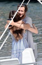 BEE SHAFFER Out on Holiday in Portofino 08/22/2019