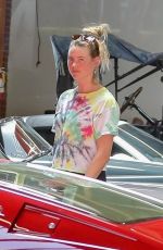 BEHATI PRINSLOO and Adam Levine Shopping Vintage Car in Los Angeles 08/15/2019