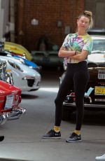 BEHATI PRINSLOO and Adam Levine Shopping Vintage Car in Los Angeles 08/15/2019